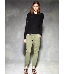 Elizabeth & James army green pant